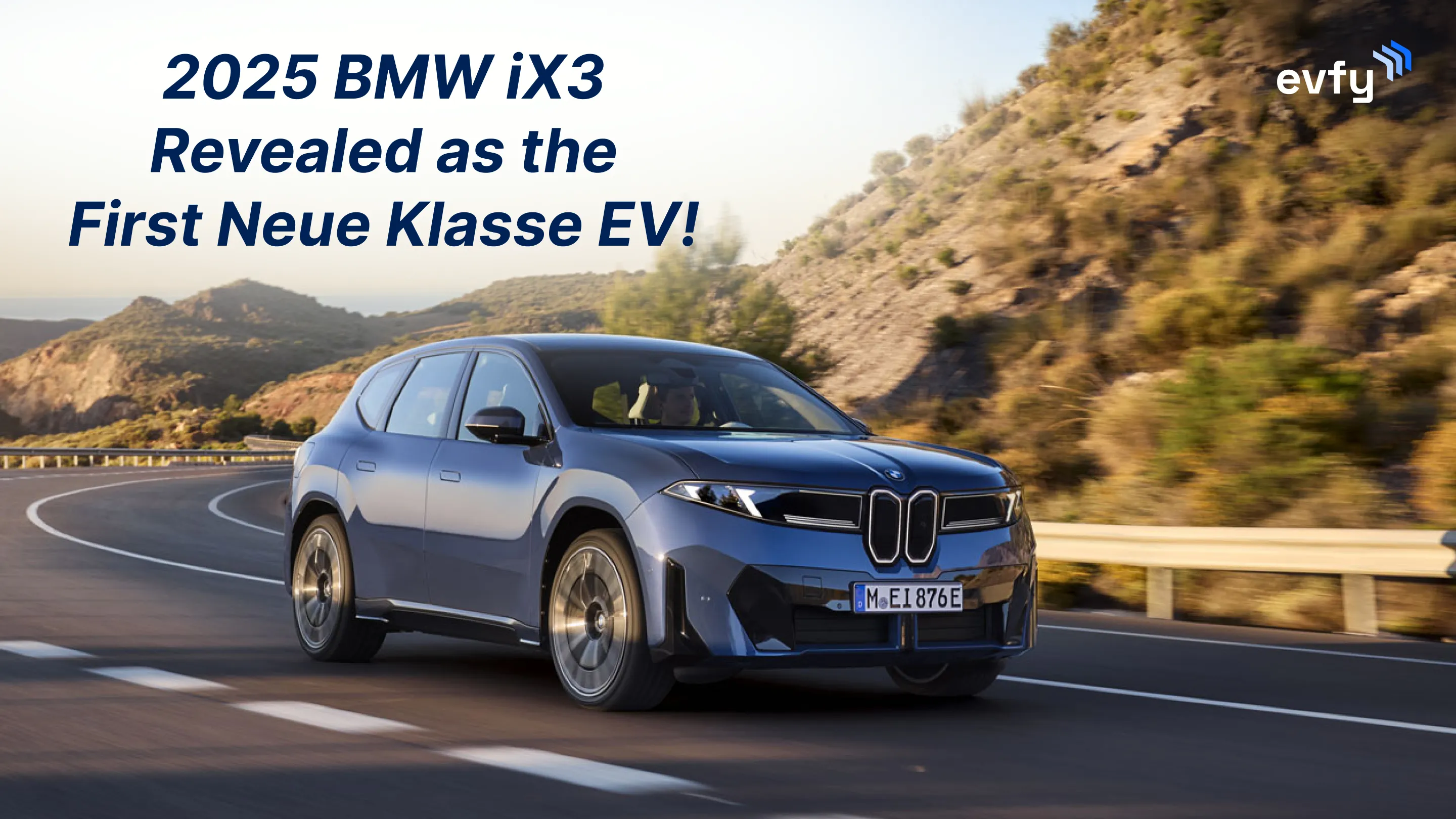 2025 BMW iX3 revealed as the First Neue Klasse EV!